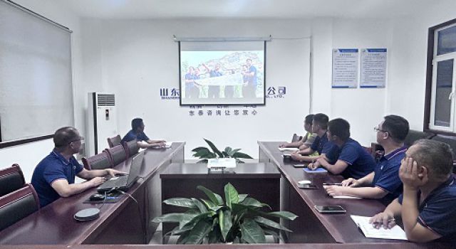 2023年淄博市普通国省道养护工程第二总监办组织员工企业文化培训